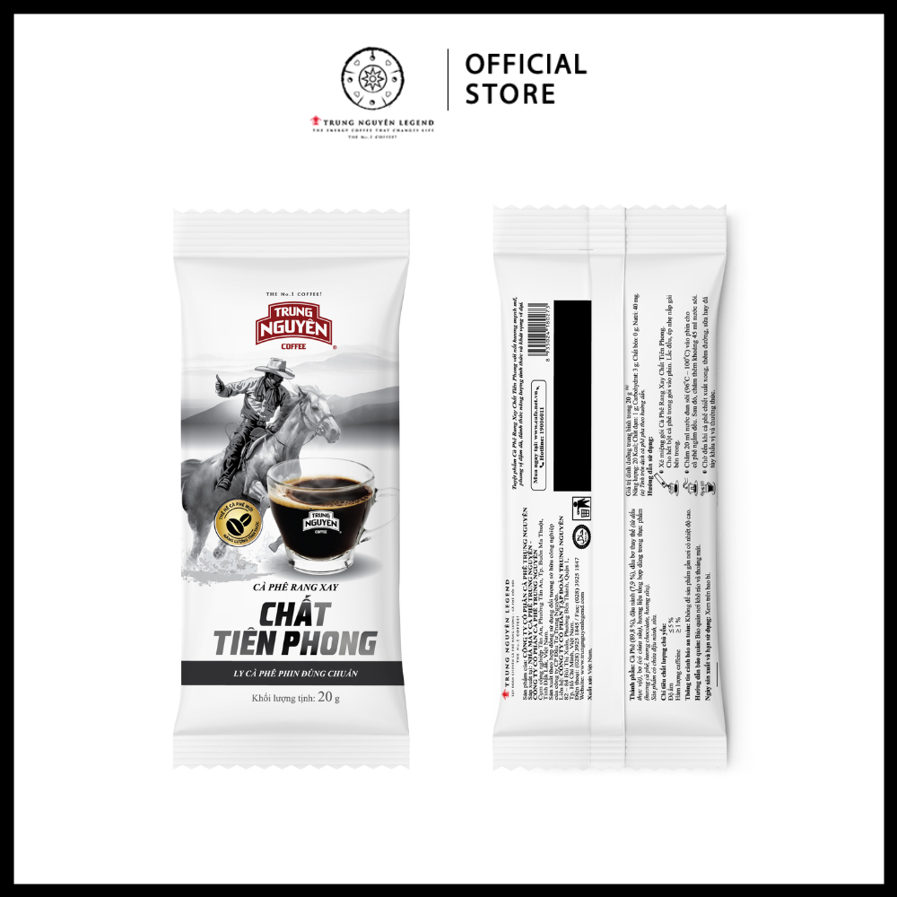 Trung Nguyên Legend Cà Phê Rang Xay Chất Tiên Phong - Túi 30 Gói 20g