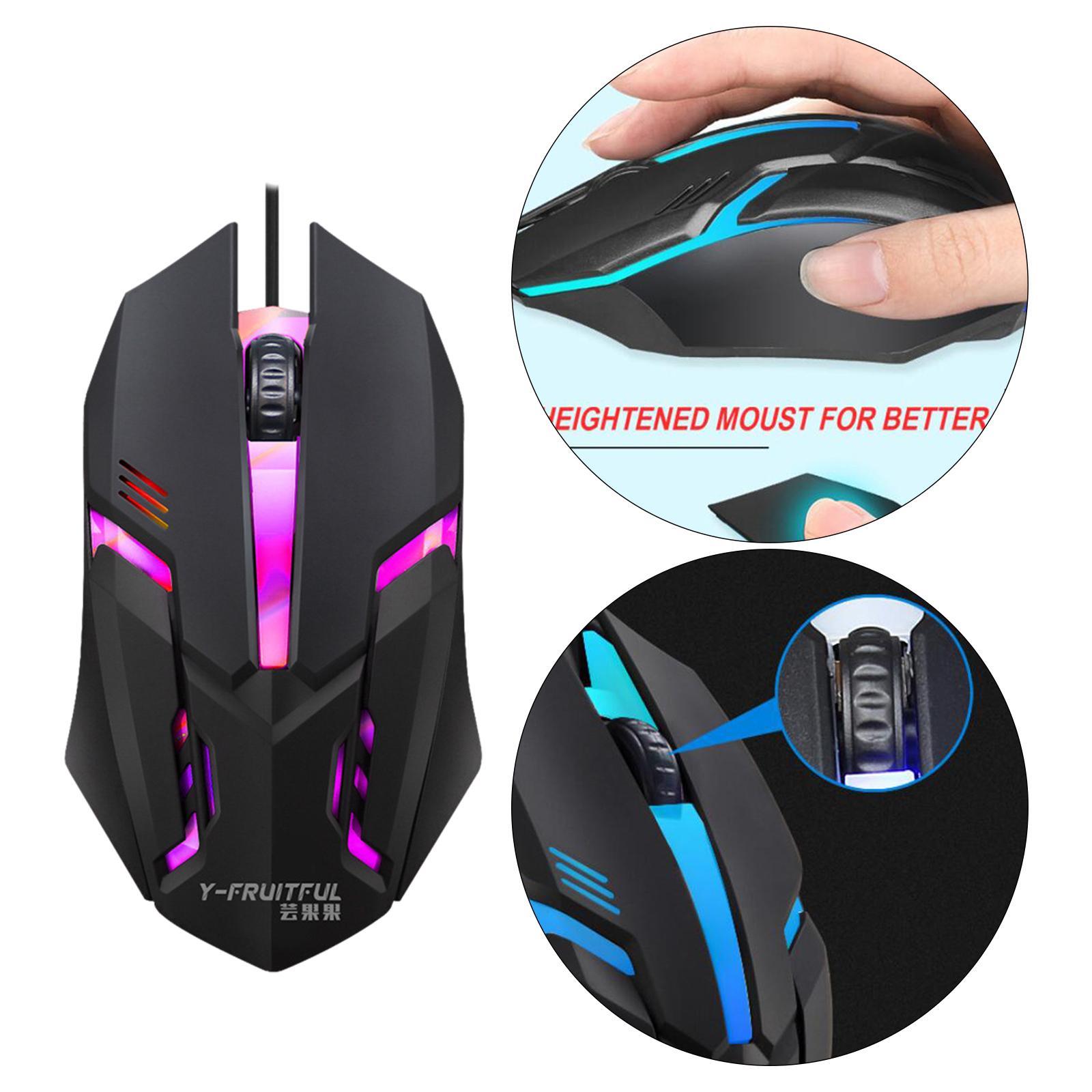 USB Gaming Mouse Mice for Gaming Computer Work Universal Comfortable
