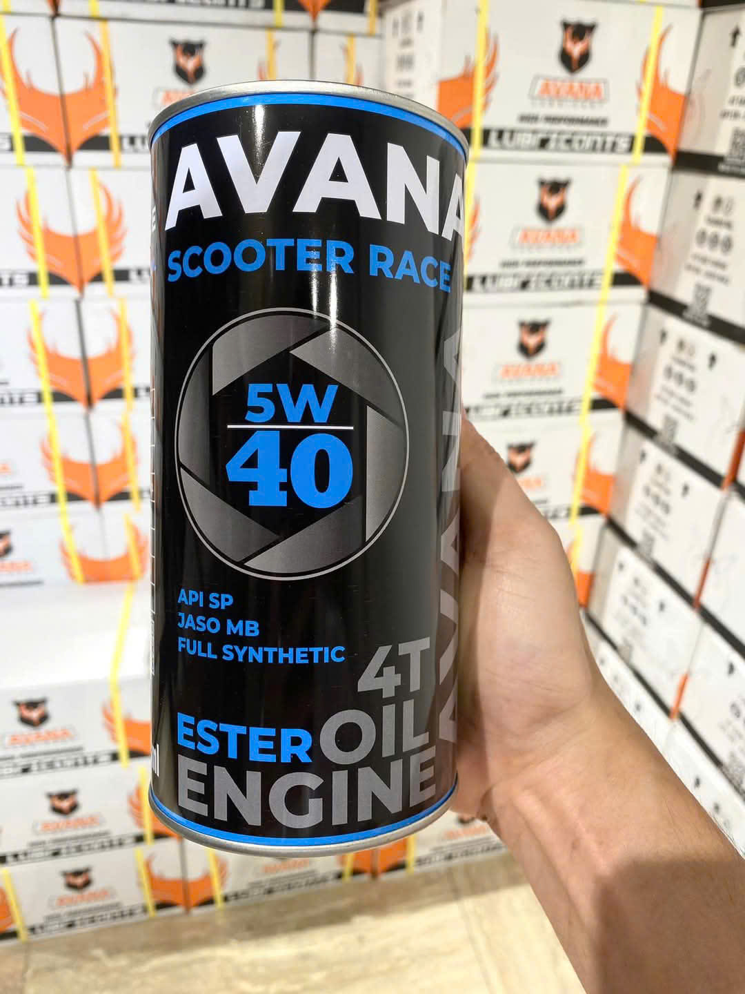 Nhớt Xe Tay Ga AVANA SCOOTER RACE 5W40 800 ml API SP/JASO MB ESTER