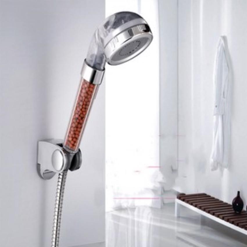 Vòi sen tăng áp lọc có hạt Nano đá kháng khuẩn chất liệu Inox cao cấp 206802