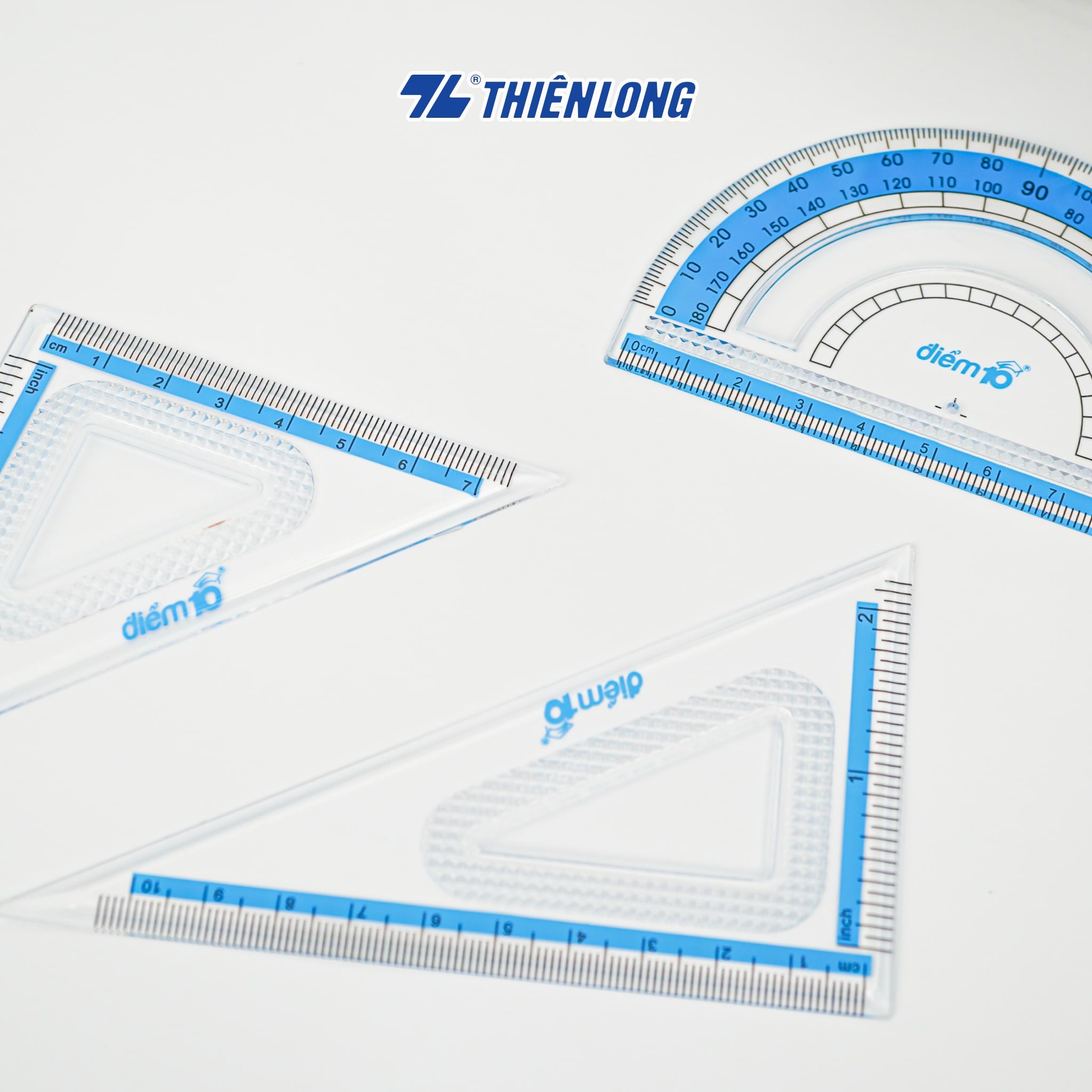 Bộ dụng cụ học Toán Thiên Long Mondee - 9 món