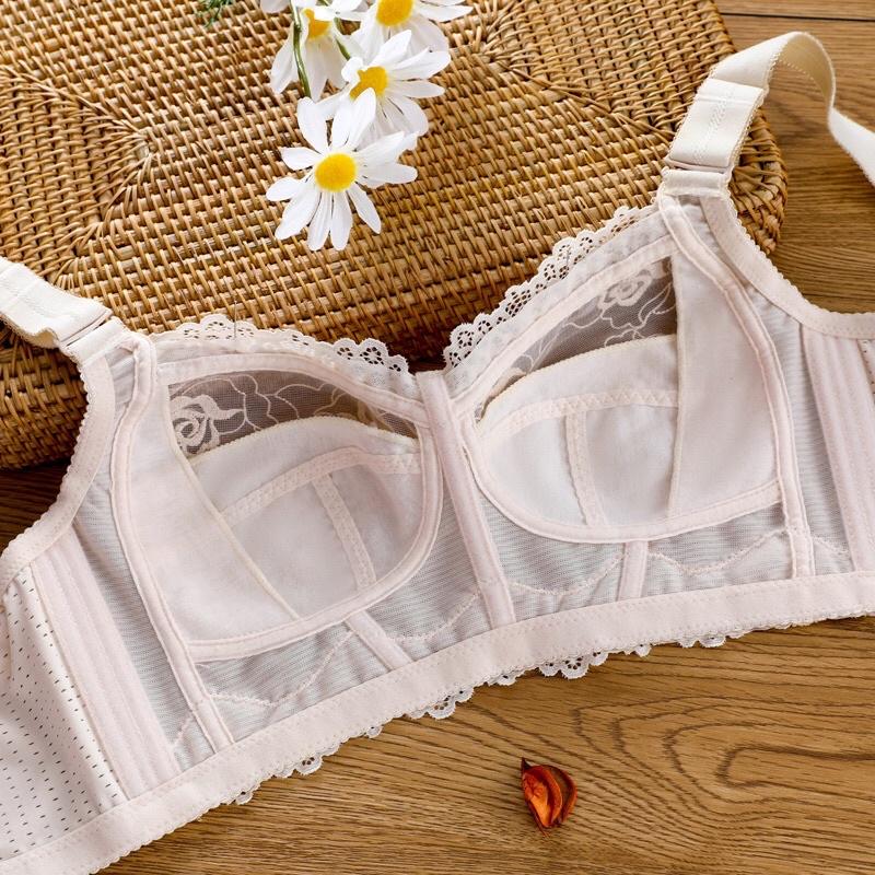BIGSIZE Áo Lót Không Gọng Không Mút Bản Lưng To