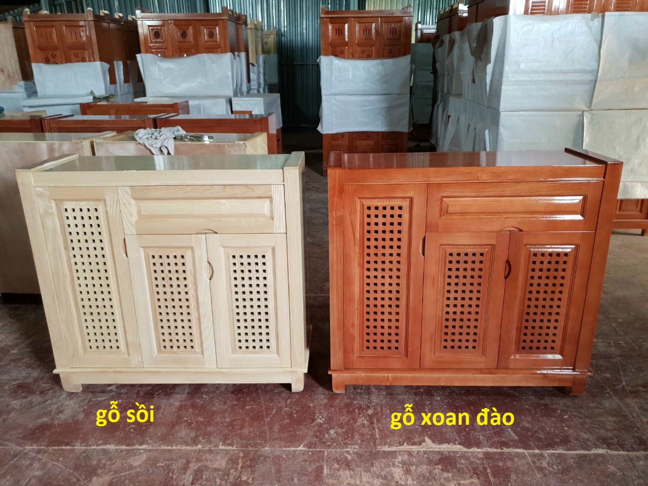 Kệ tủ giày dài 100cm, gỗ sồi, gỗ xoan đào, gỗ hương xám