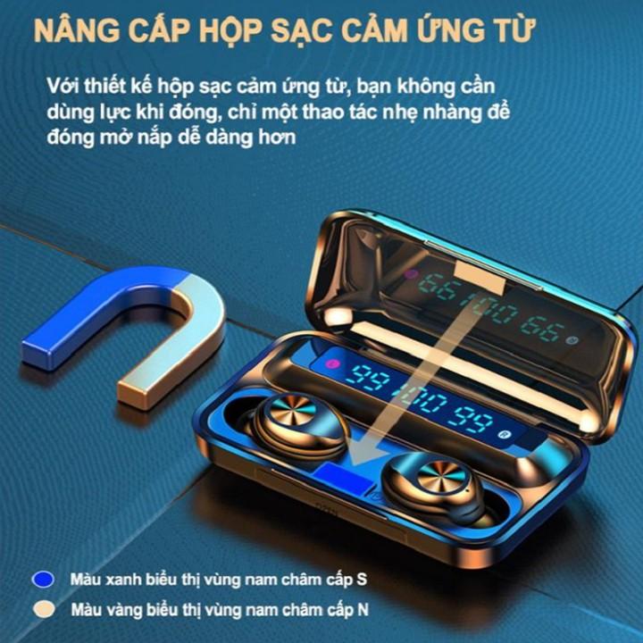 Tai Nghe Bluetooth 5.0 - Cảm Ứng Không Dây Chống Nước