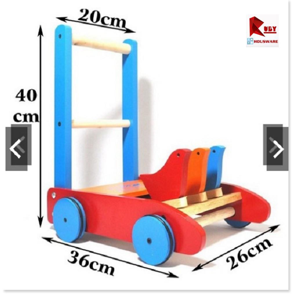 Xe Tập Đi Bằng Gỗ Cho Bé