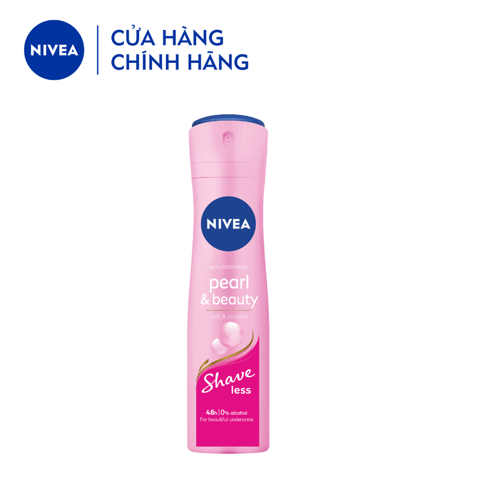 Xịt Ngăn Mùi Nivea Shaveless Ngọc Trai Đẹp Quyến Rũ 150ml - 85348