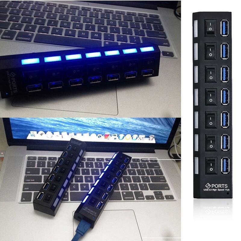 Hub USB 7 port - 3.0 có công tắc