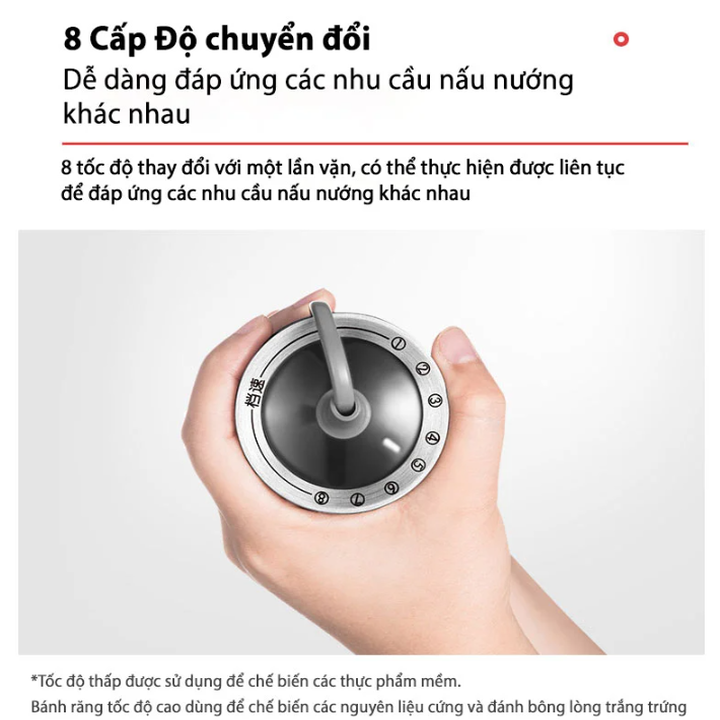 Máy xay sinh tố cầm tay 4 trong 1 Morphy Richards MR6006, công suất 600W, tích hợp 8 tốc độ quay cùng chế độ Turbo, dung tích cối chứa 500ml- Hàng chính hãng