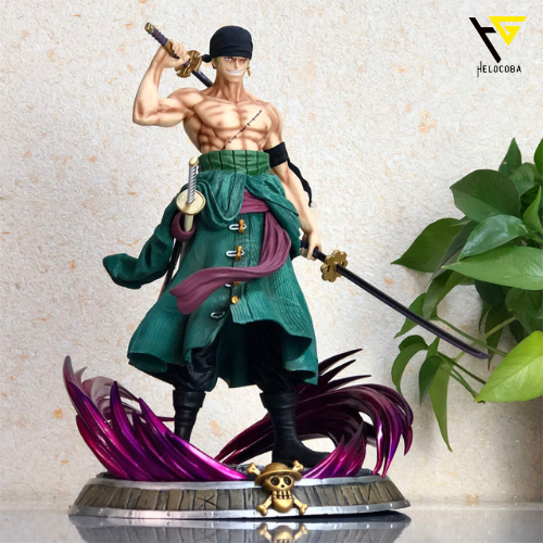 Mô nhân vật Zoro cao 37 cm siêu đẹp có hiệu ứng