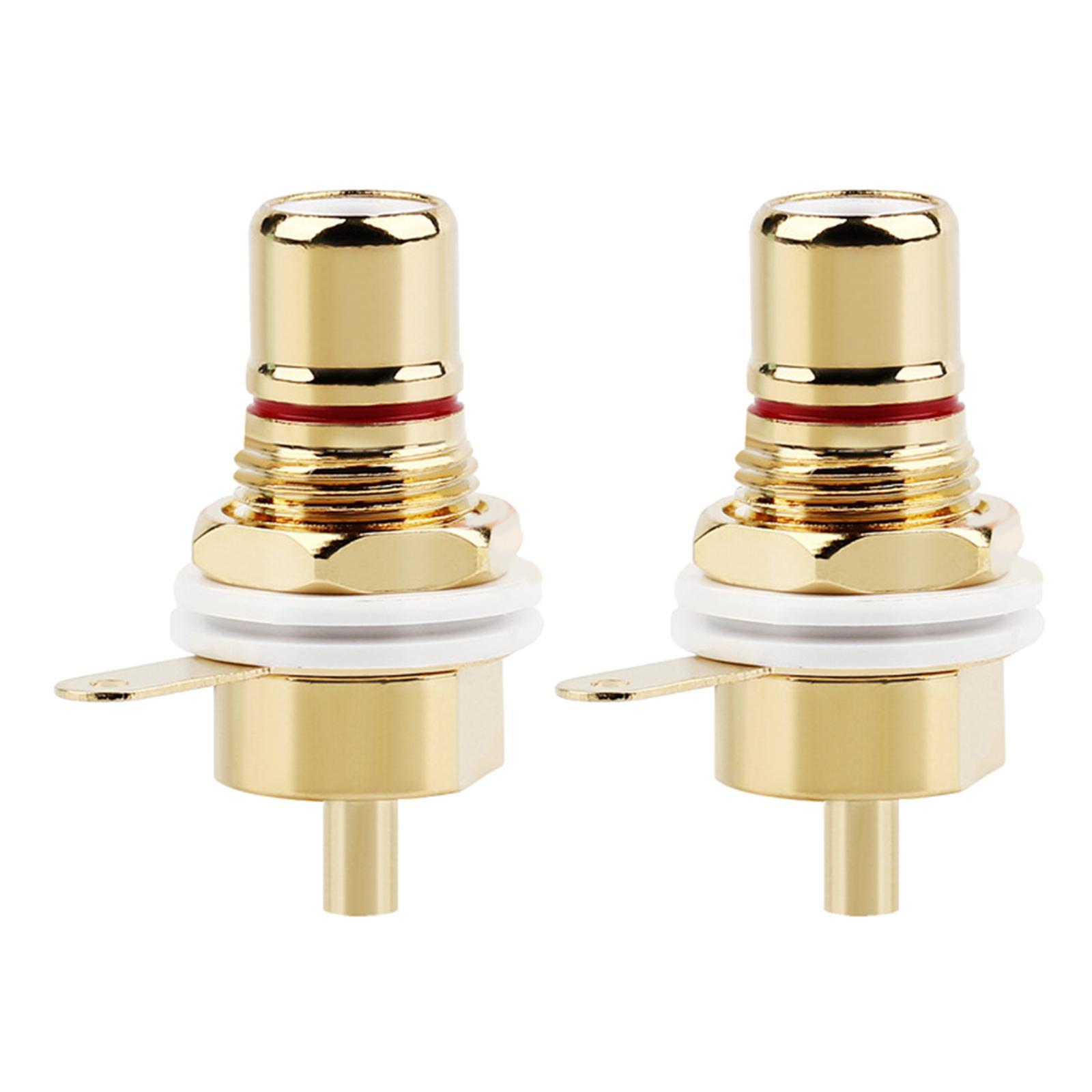 2Pcs 1 Female Socket Connectors Terminal Easy to Install for Computer