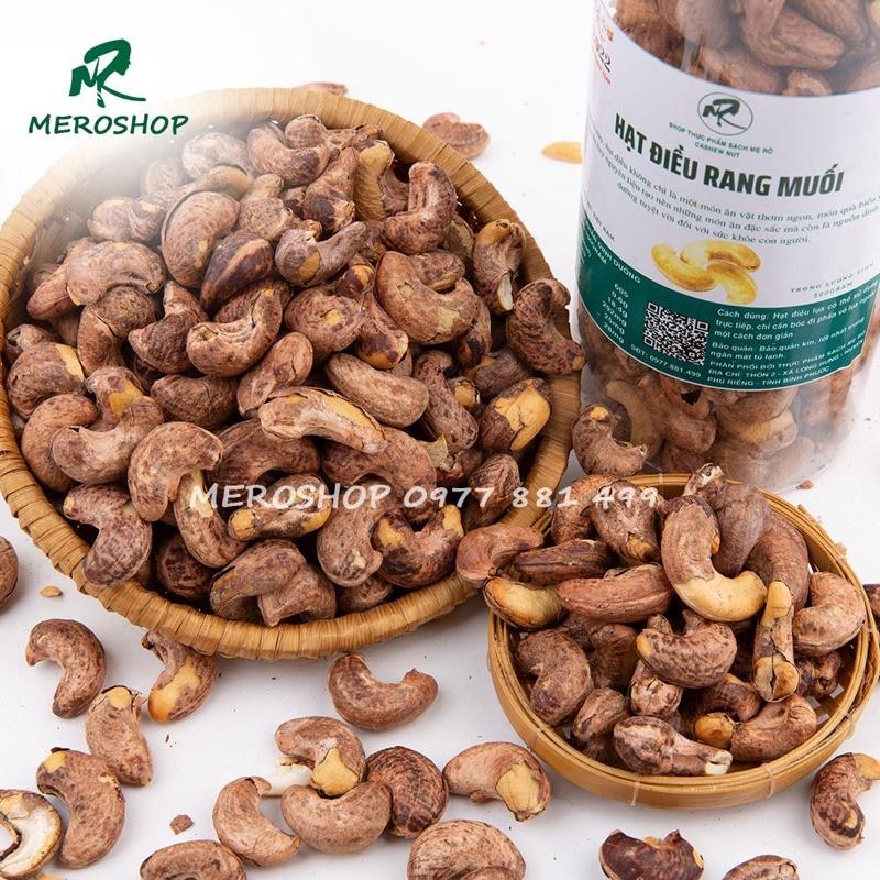 500GRAM HẠT ĐIỀU RANG MUỐI CHUẨN BÌNH PHƯỚC (450-500HẠT/KG - HẠT VỪA)