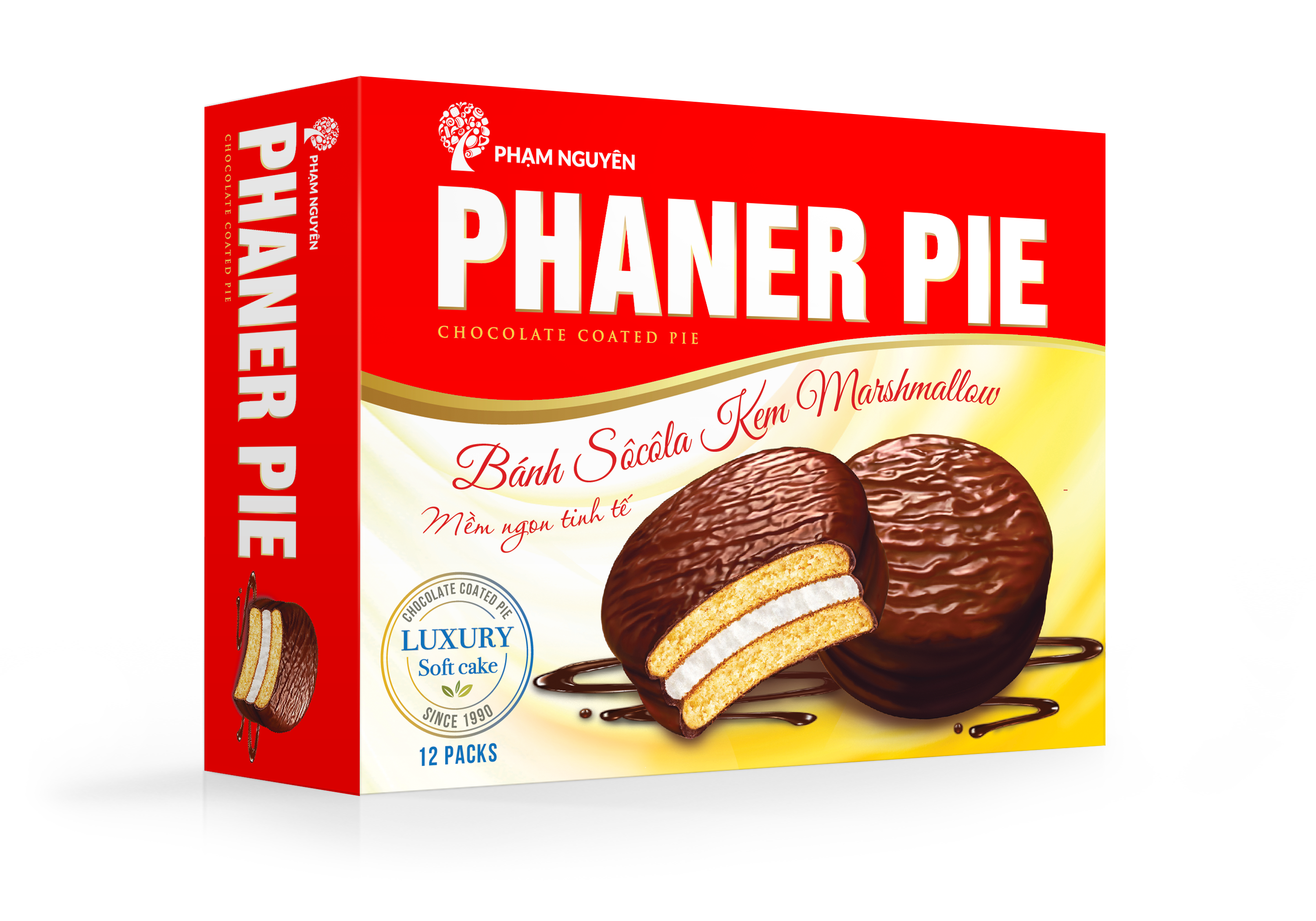 Bánh Phaner Pie Đỏ 336g