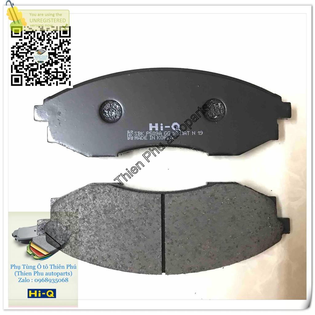 Má phanh chính hãng Hi-Q cho Mercedes  MB 140 ( Tròn) + Istana - Bố thắng trước. OEM Brake Pad : 6614203021