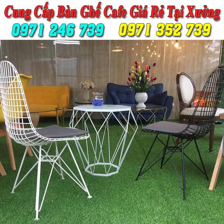 Bàn ghế sắt cafe ngoài trời cao cấp