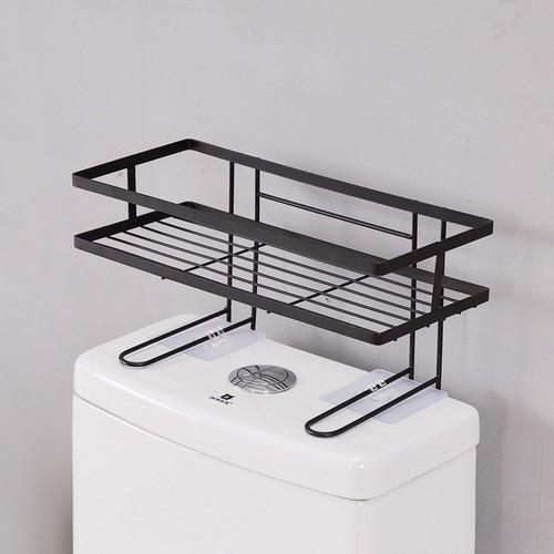 Kệ sắt dán để trên bồn vệ sinh tiện lợi