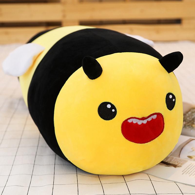 50/60/80Cm Ong Gấu Trúc Ếch Con Heo Vịt Gấu Trúc Nâu Gối Tựa Sang Trọng Đồ Chơi Đệm kawaii Quà Tặng Xinh Xắn Cho Bé Gái