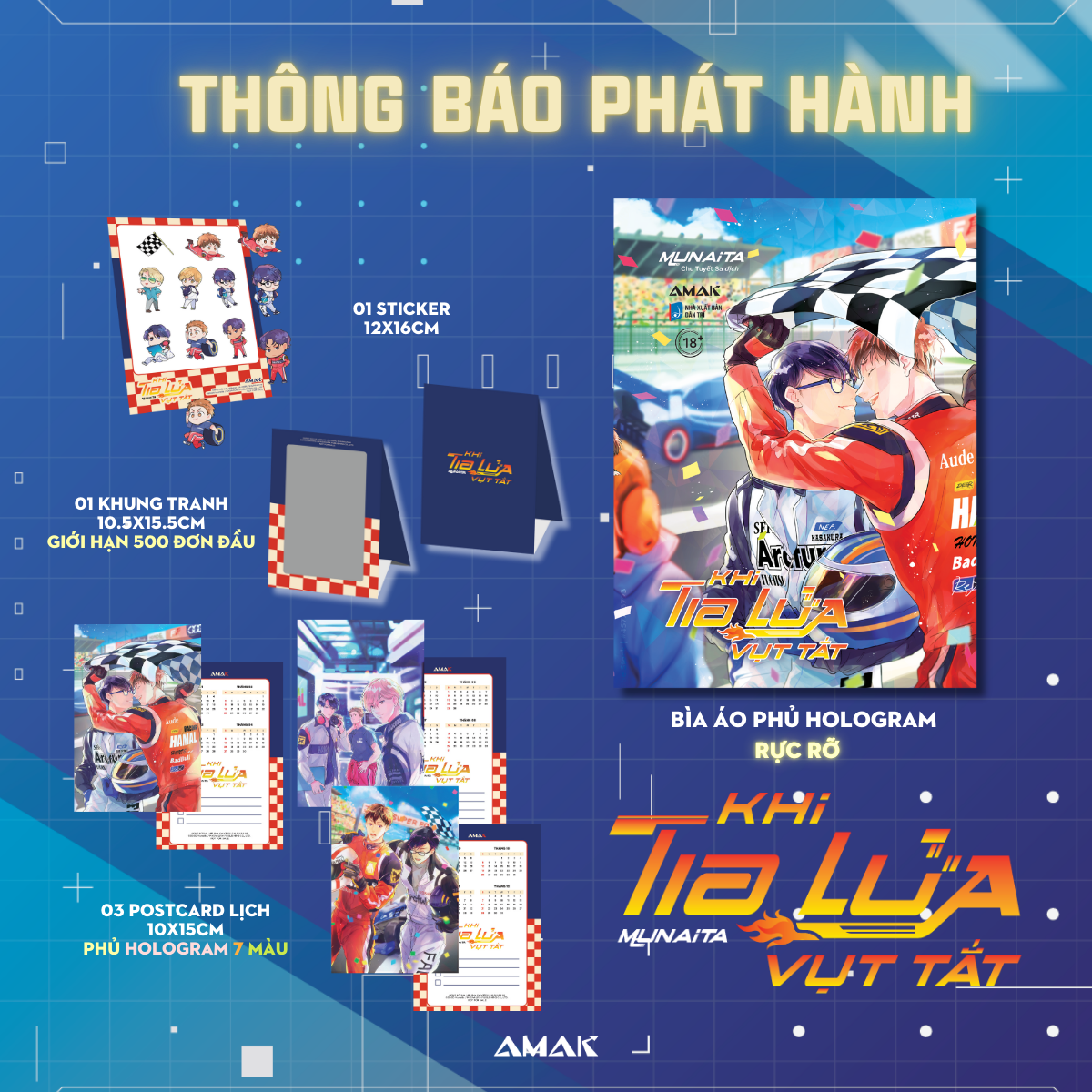 [Manga] [BL] Khi Tia Lửa Vụt Tắt - Amakbooks