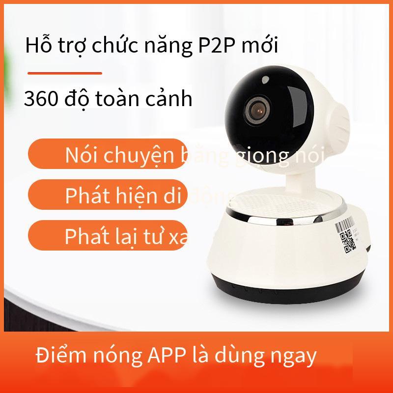Phong cách mới nhất v380 vệ sinh đầu dò camera màn hình bé wifi home HD camera giám sát thông minh IP