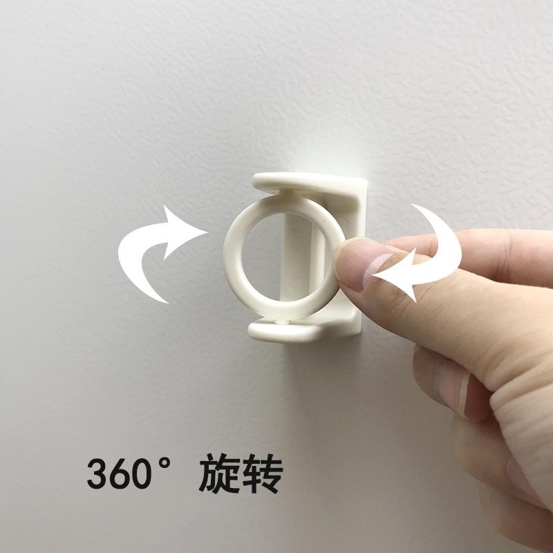 Giao hàng nhanh Giá đỡ cần bằng kính thiên văn Giá đỡ cố định 2 chiếc Xoay 360 ° Vòng hình tam giác Vòng treo thanh treo Giá đỡ thanh treo rèm miễn phí