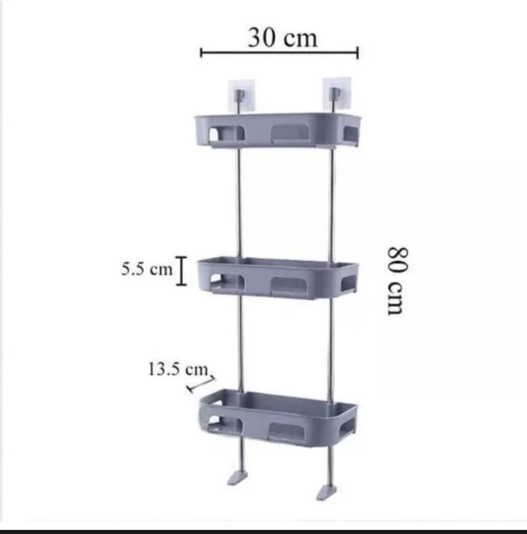 Kệ Nhà Tắm Kệ Để Đồ Phòng-Tắm Kệ Nhà Vệ Sinh Toilet-Kệ Để Bồn Cầu 3Tầng-Kệ Để Đồ Sau