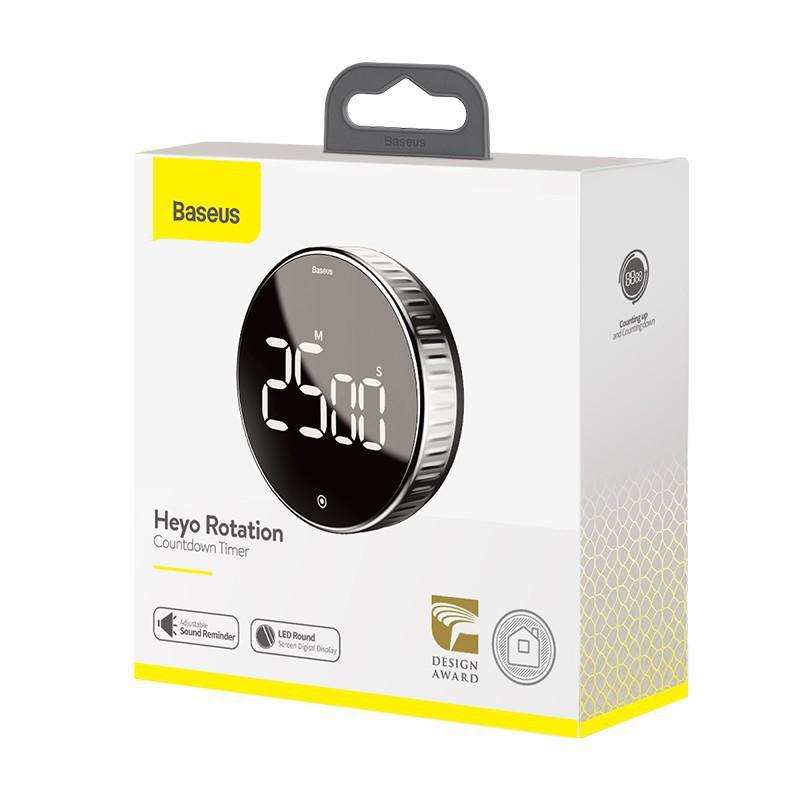 Đồng hồ hẹn giờ đếm ngược Baseus Heyo Rotation LED Countdown Timer