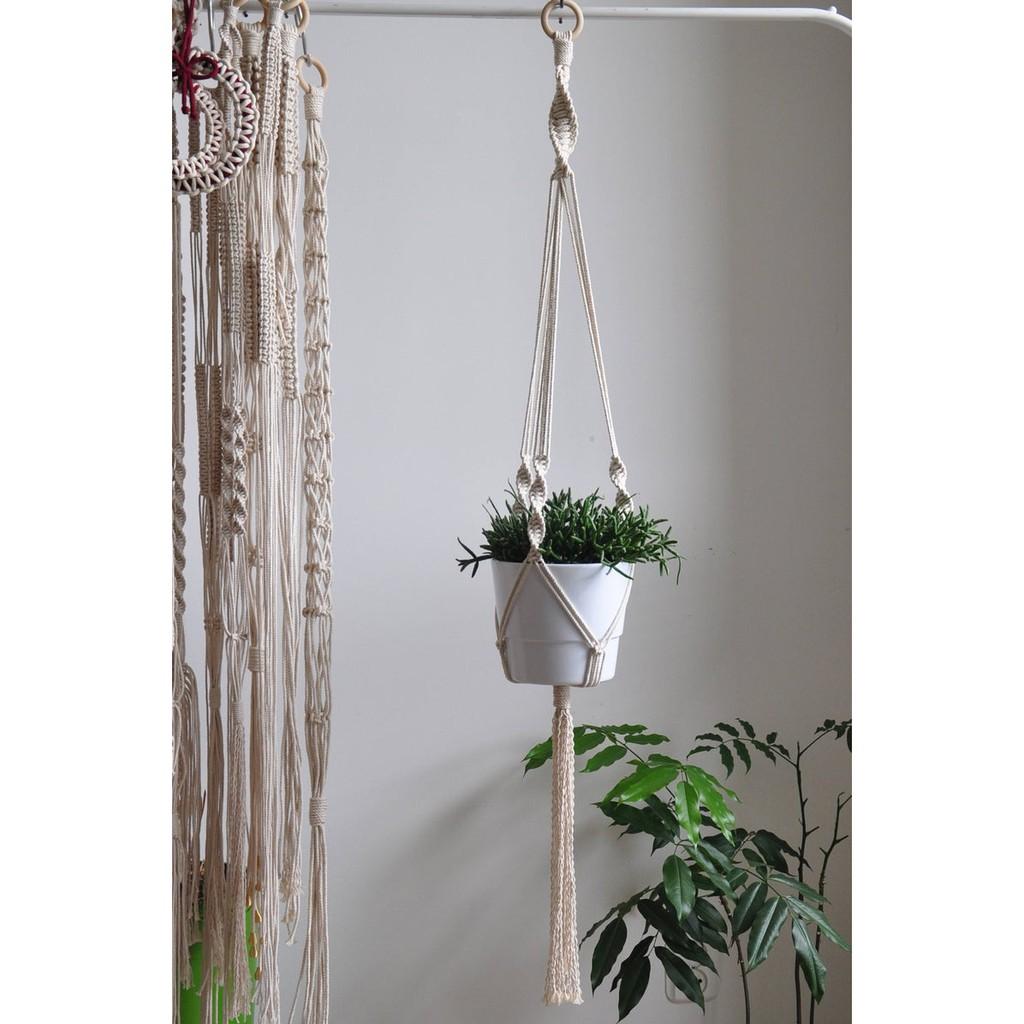 Dây treo chậu cây macrame