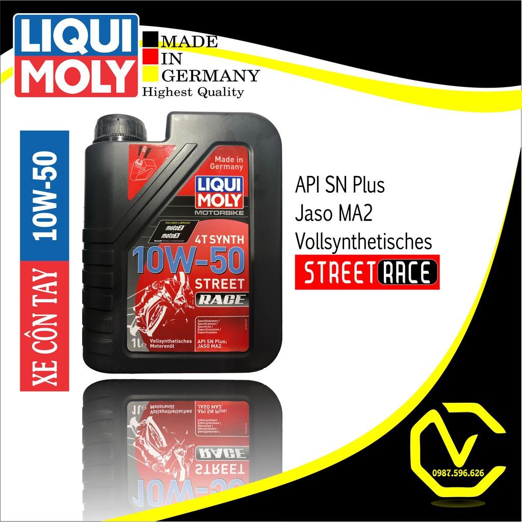 NHỚT XE MÁY (MOTORBIKE STREET RACE 4T 10W50 LIQUI MOLY) - 1502