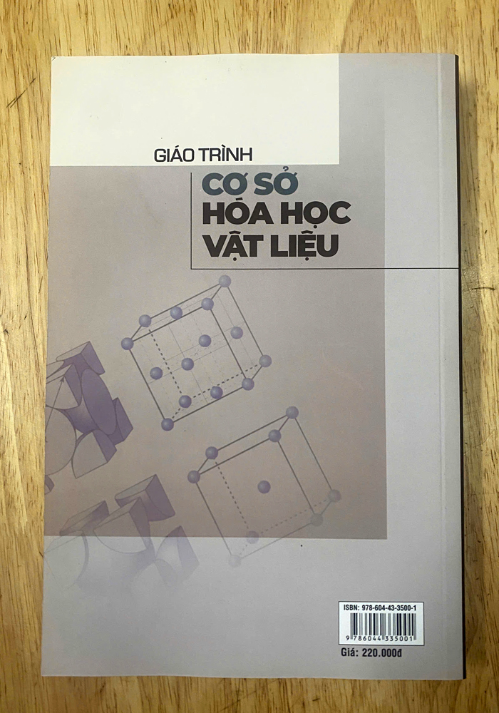 Sách - Giáo trình cơ sở hóa học vật liệu - ảnh 3