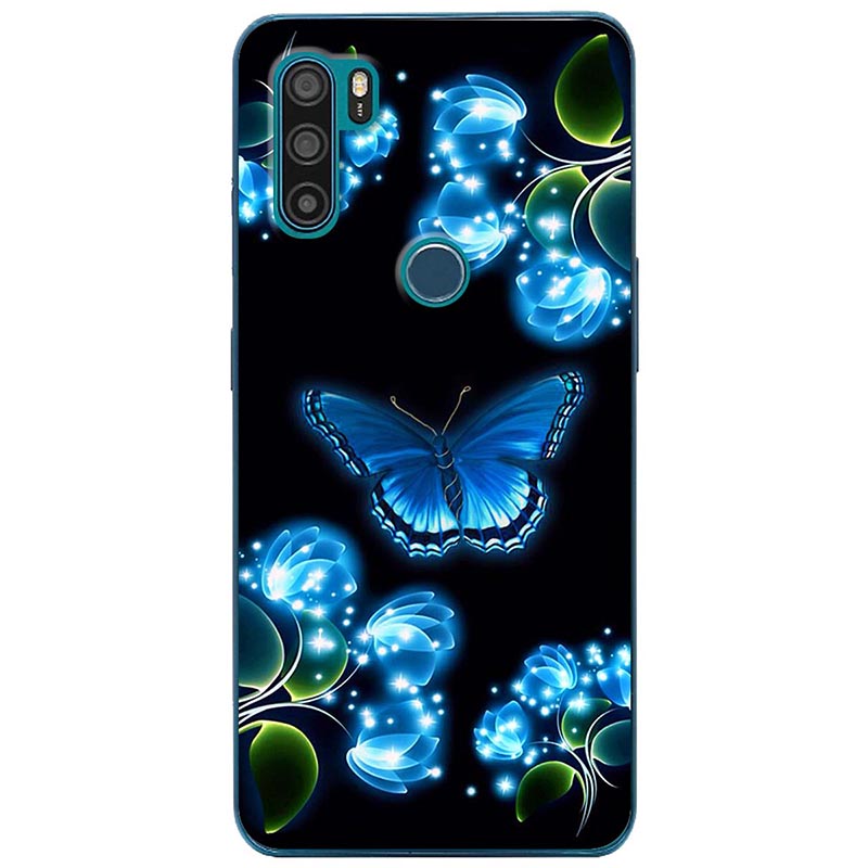 Ốp lưng dành cho Vsmart Active 3 mẫu Bướm xanh