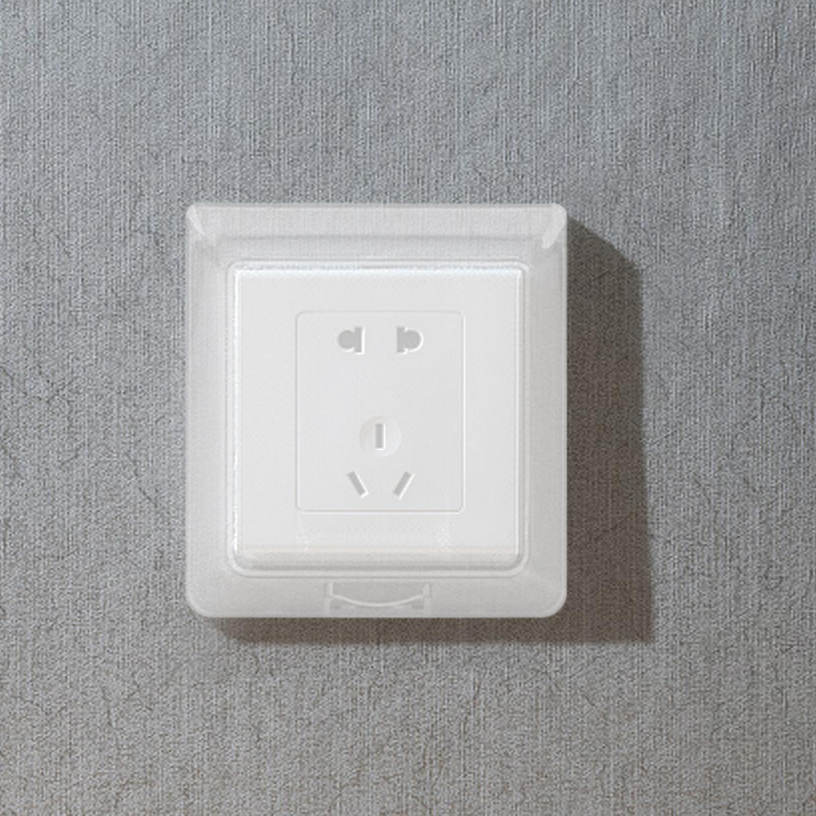 Switch Cover Outlet Cover Boxes Waterproof Universal Protective Cover Switch Box Wall Switch Cover for Living Room Restaurant Indoor Outdoor