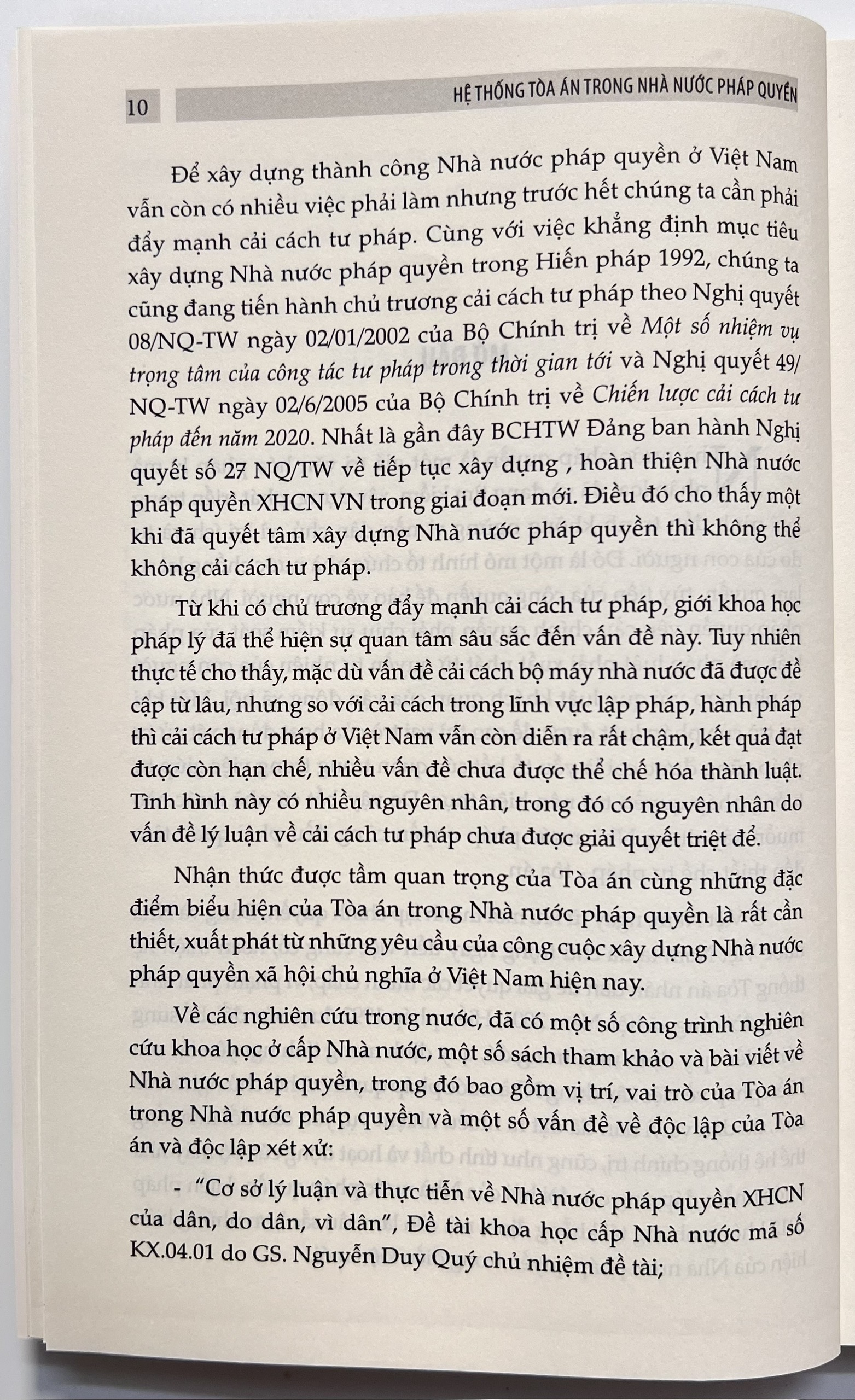 Sách - Hệ Thống Tòa Án Trong Nhà Nước Pháp Quyền