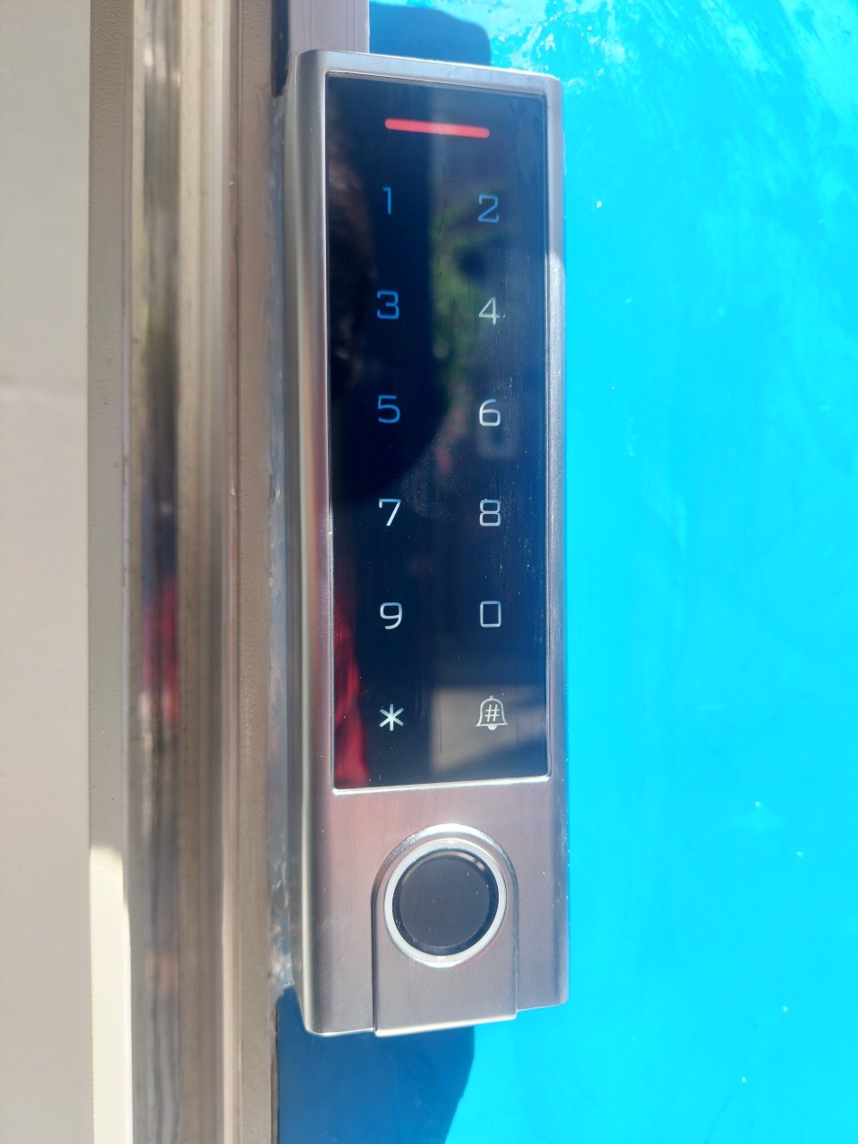 Khóa Vân Tay Dành Cho Cửa Cuốn Điều Khiển Qua App Trên Điện Thoại SG-40A - Mở 1 Chiều ( Hàng nhập khẩu)