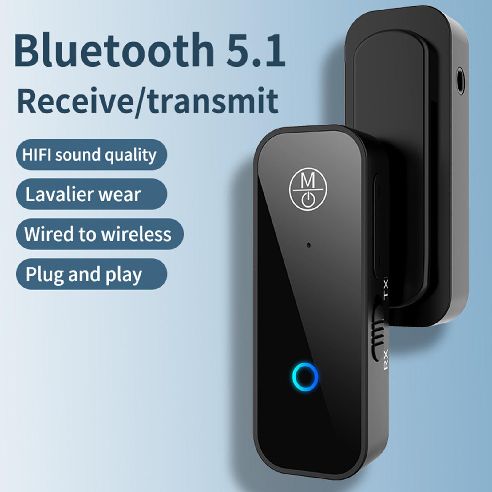 5.0 Adapter 3.5mm AUX Dongle Adapter Transmitter Receiver, Car Stereo for Stereo Systems