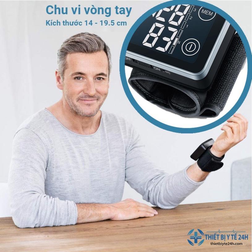 Máy Đo Huyết Áp Cổ Tay Cảm Ứng Beurer BC58 - Màn Hình Cảm Ứng Thông Minh, Hiển Thị Chỉ Số Rõ Ràng