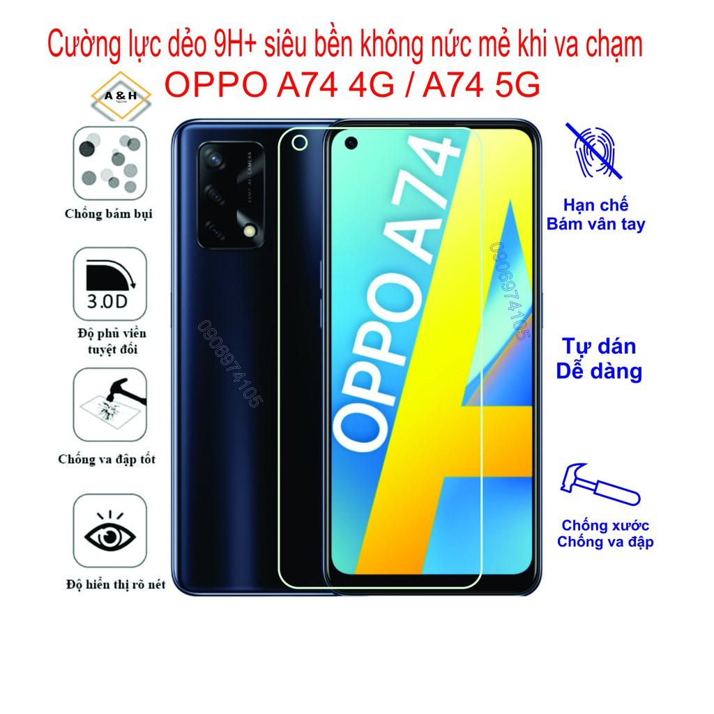 Kính Cường lực dẻo dành cho OPPO A74 / A74 5G Bảo vệ màng hình chống va đập chống trầy xước