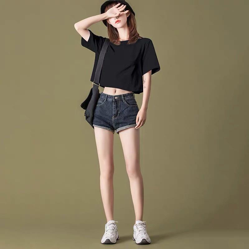 Áo croptop nữ tay lỡ đẹp cao cấp form rộng kiểu ulzzang 4YOUNG CRT01