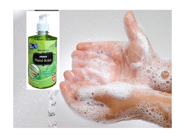 Nước rửa tay khử mùi Mr.Fresh 500ml Hương Chanh Sả