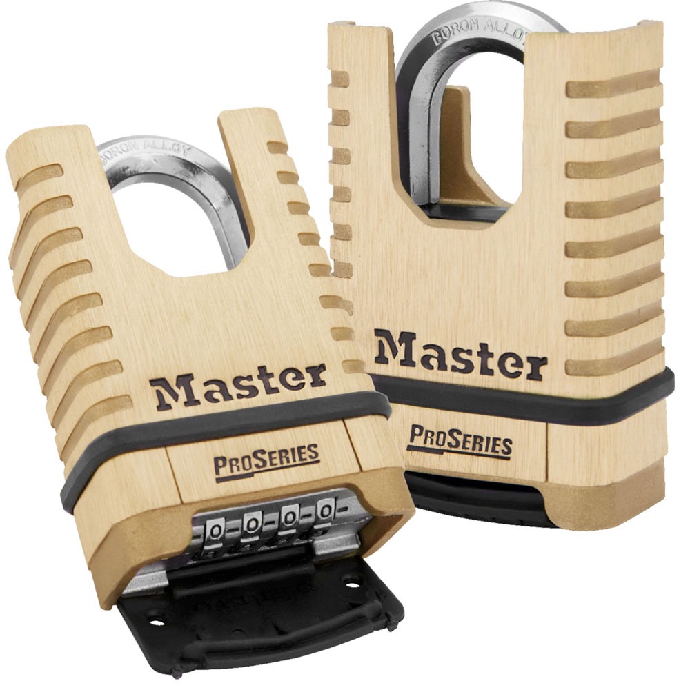 Khóa Số Master Lock 1177 D - Thân Đồng Rộng 58mm Có Vai Chống Cắt