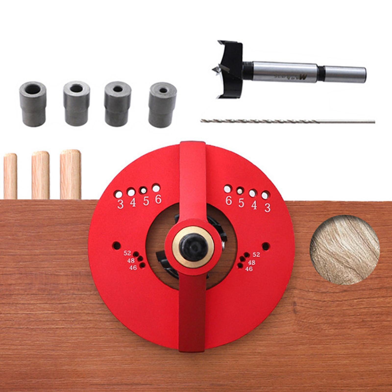 4 in 1 35mm Hinge Jig Vertical Boring Jig Drilling Guide Fixture Self Centering