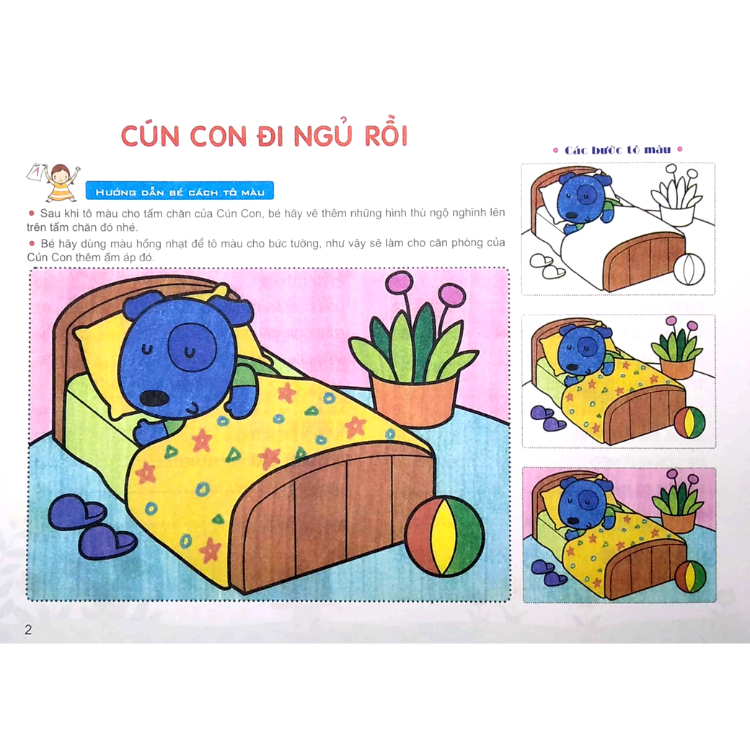 Màu Xanh Lá Cây - Bé Tập Tô Màu