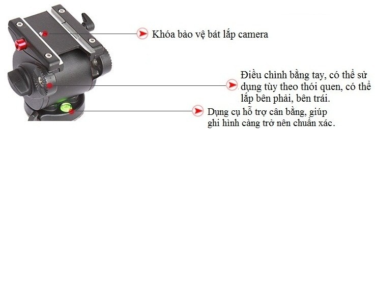 Hình ảnh Chân máy quay JY-0508B 1.85m