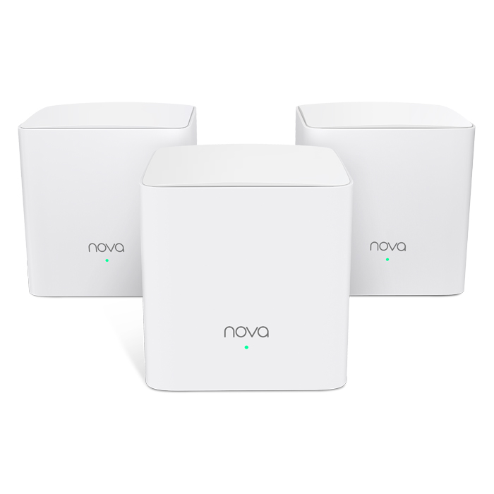 Tenda Hệ thống Wifi Nova Mesh cho gia đình MW5C Chuẩn AC 1200Mbps 3 pack - Hàng Chính Hãng