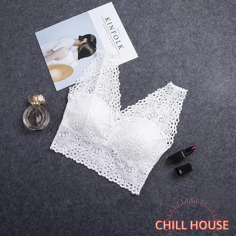 ÁO Bra Ren Hoa Cao Cấp Dáng ngắn MS21 - CHILLHOUSE