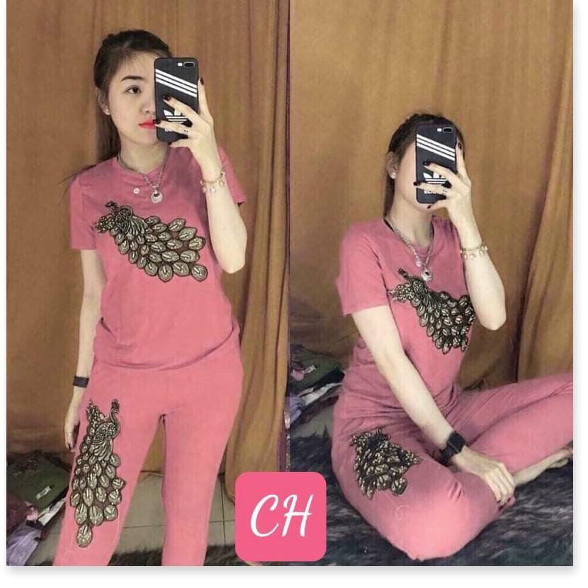 SET ĐỒ BỘ NỮ THUN,CHẤT LIỆU VÃI THOÁNG MÁT VÀ CO GIẢN 4C LANA FASHION