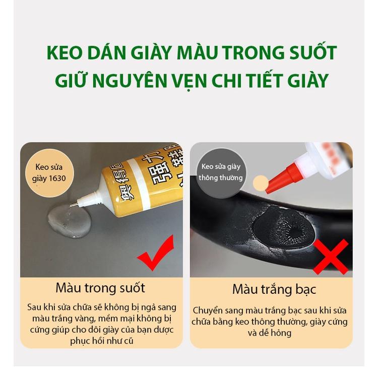 Keo dán giày thể thao, giày da trong suốt siêu dính dùng nhiệt (Mã 1630)