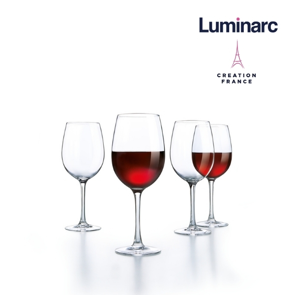 Bộ 4 Ly Rượu Vang Thuỷ Tinh Luminarc World Wine 470ml - LUWOE5980