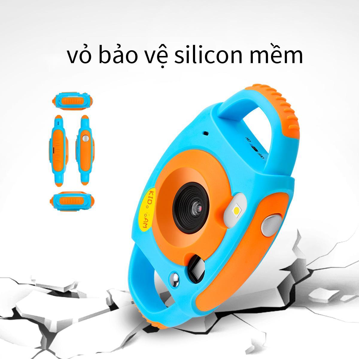Giá tốt nhất AMKOV máy ảnh trẻ em phim hoạt hình mini keo mềm máy ảnh trẻ em máy ảnh kỹ thuật số máy ảnh trẻ em