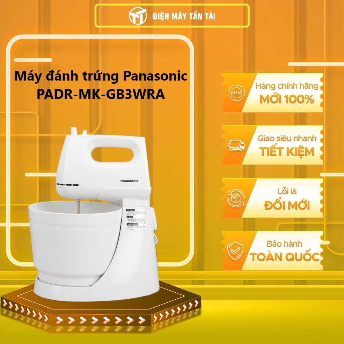 PADR-MK-GB3WRA - MÁY ĐÁNH TRỨNG PANASONIC PADR-MK-GB3WRA - Hàng chính hãng