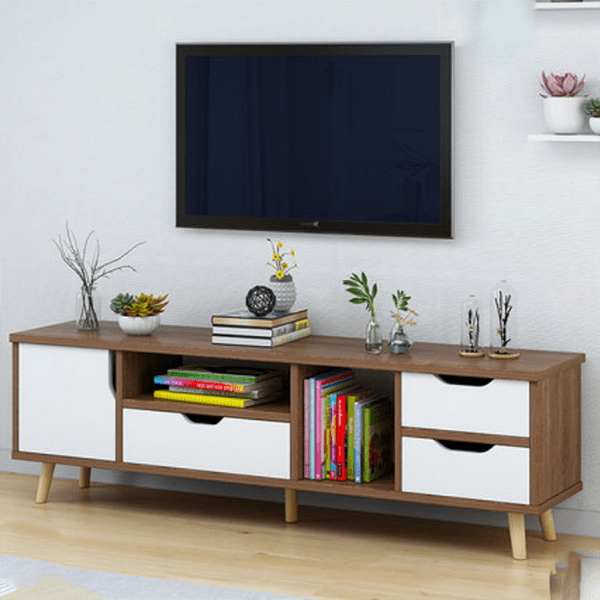 Kệ tivi gỗ công nghiệp nhỏ gọn tiện dụng