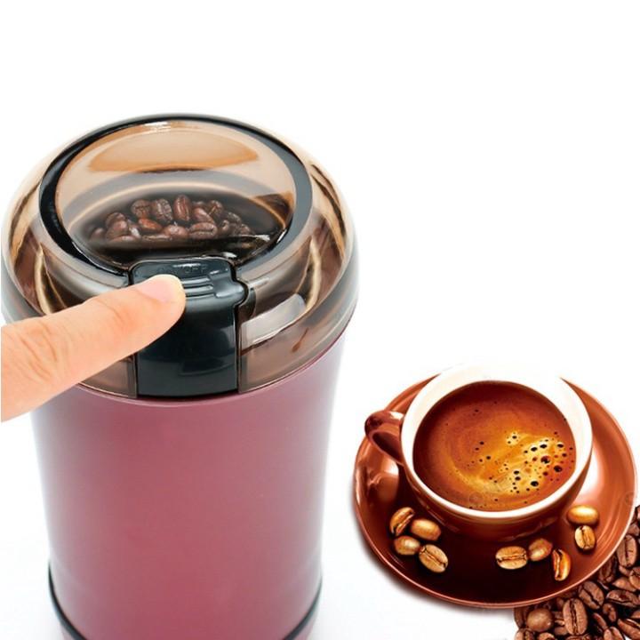 Máy Xay Hạt Khô, Máy Xay Bột Ngũ Cốc, Cafe, Thảo Dược, ... Các Loại Hạt Cực Nhanh - Lưỡi Máy Sắc Bén Inox 304, Công Suất Khoẻ Xay Siêu Mịn